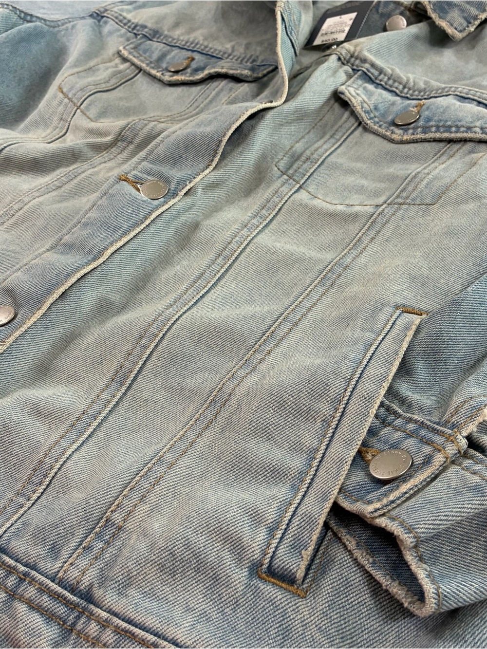 Universal Thread Light Blue Denim Jacket Size Large - Picture 4 of 5